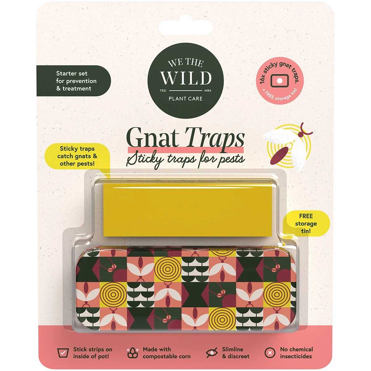 We The Wild Compostable Pest Traps with Tin - Image 3