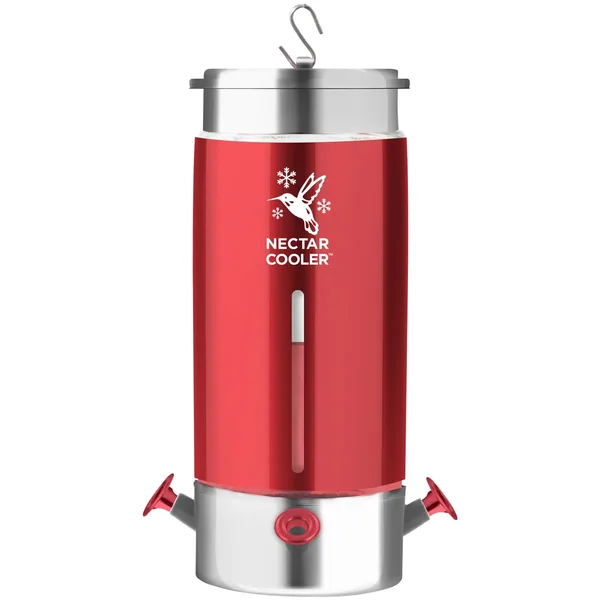 Wild Bird Lovers 30oz Insulated Nectar Cooler Hummingbird Feeder Red