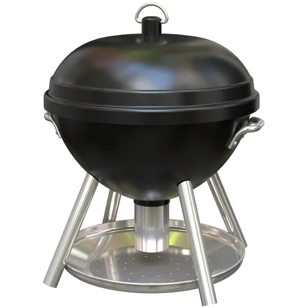 Wild Bird Lovers Kettle Grill Novelty Mini Bird Feeder Black