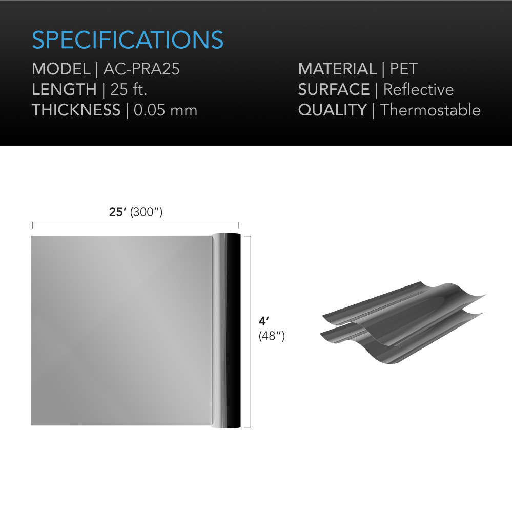 Mylar Film Roll, 4x25' - Image 7