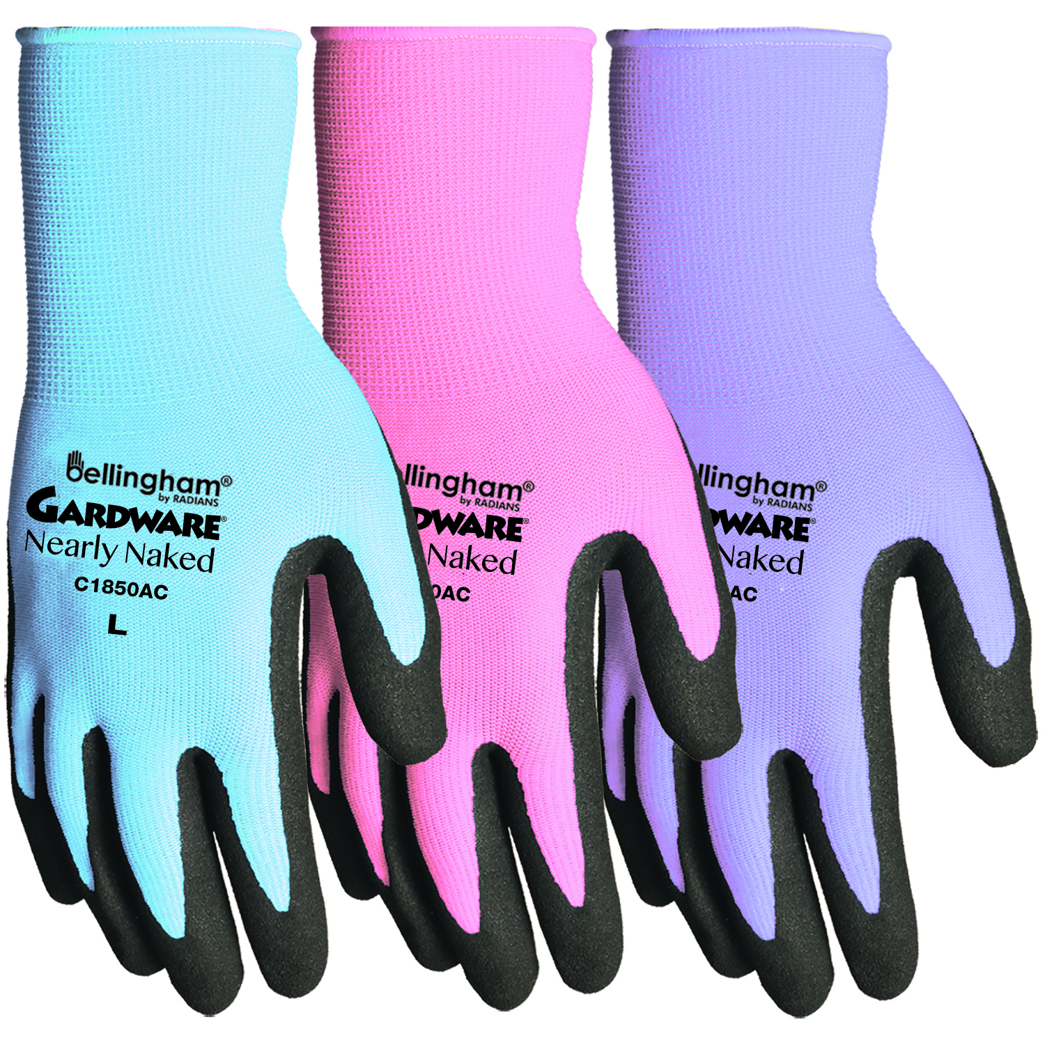 BGC Glove Gardware 18G Nearly Naked Nylon Sgl Nitrile S