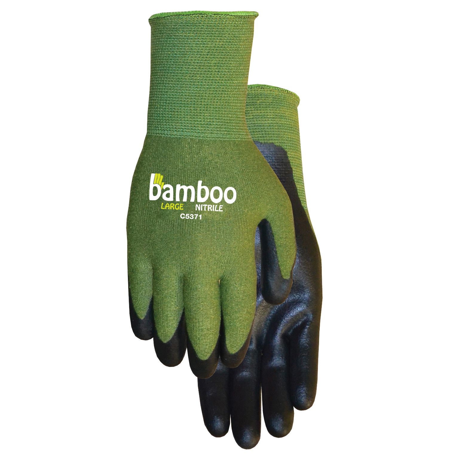 BGC Bamboo Nitrile Glove XL Green