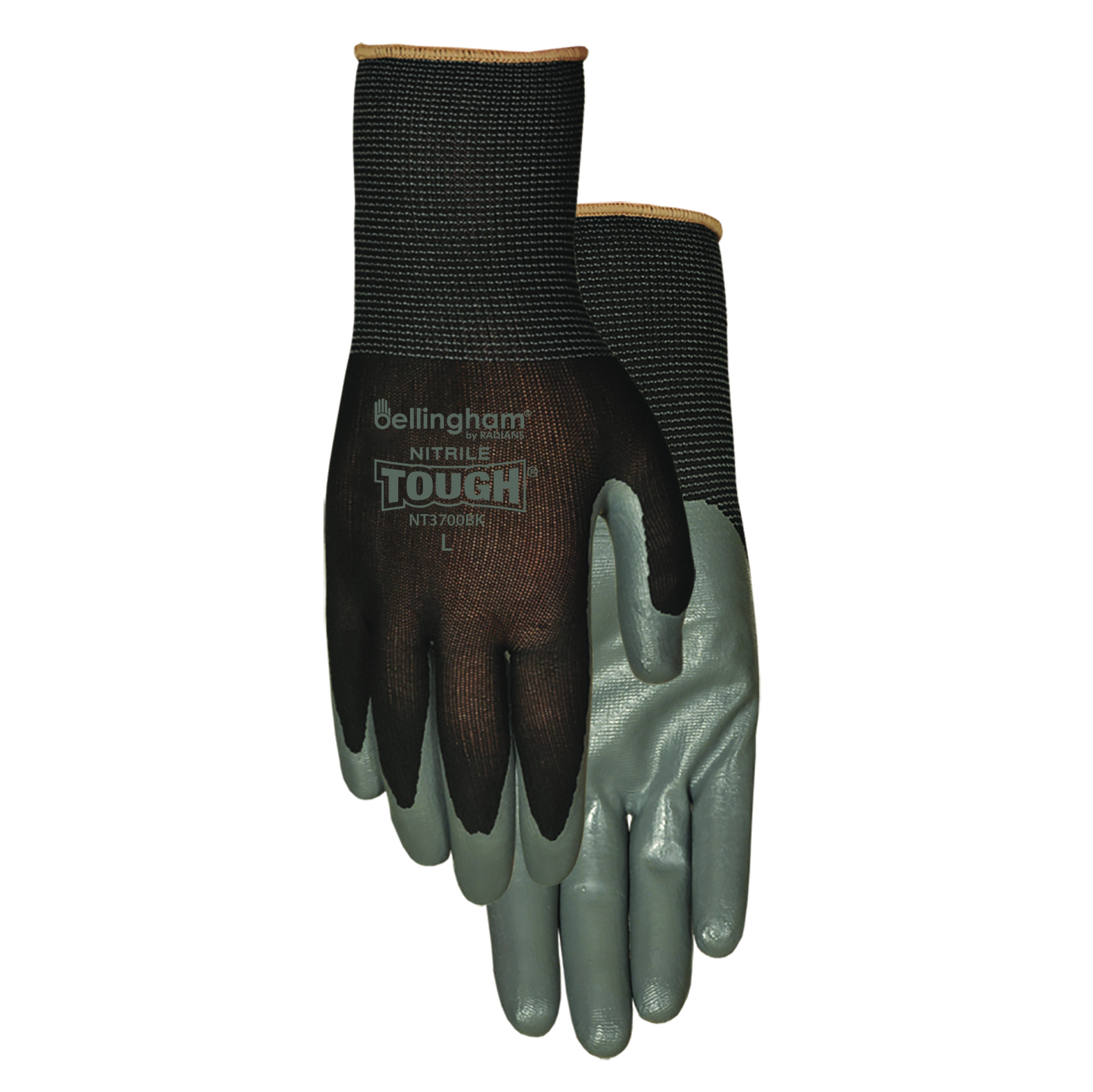 BGC Nitrile Tough Glove Medium Black