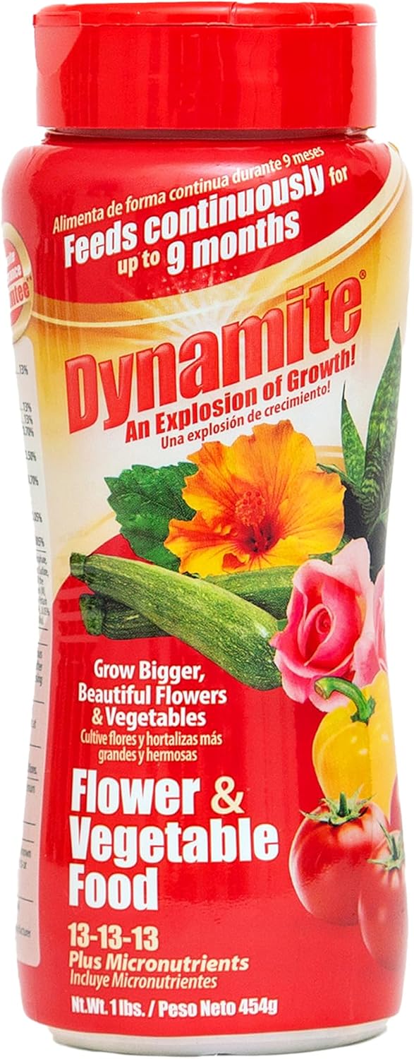 Dynamite 1# Flower & Vegetable 9 Month Plant Food 785344059128 50785344059123 — Single Unit