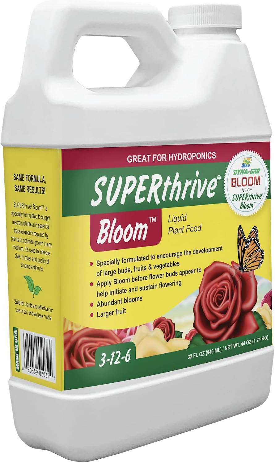 SUPERThrive 32oz Bloom 3-12-6 Plant Food