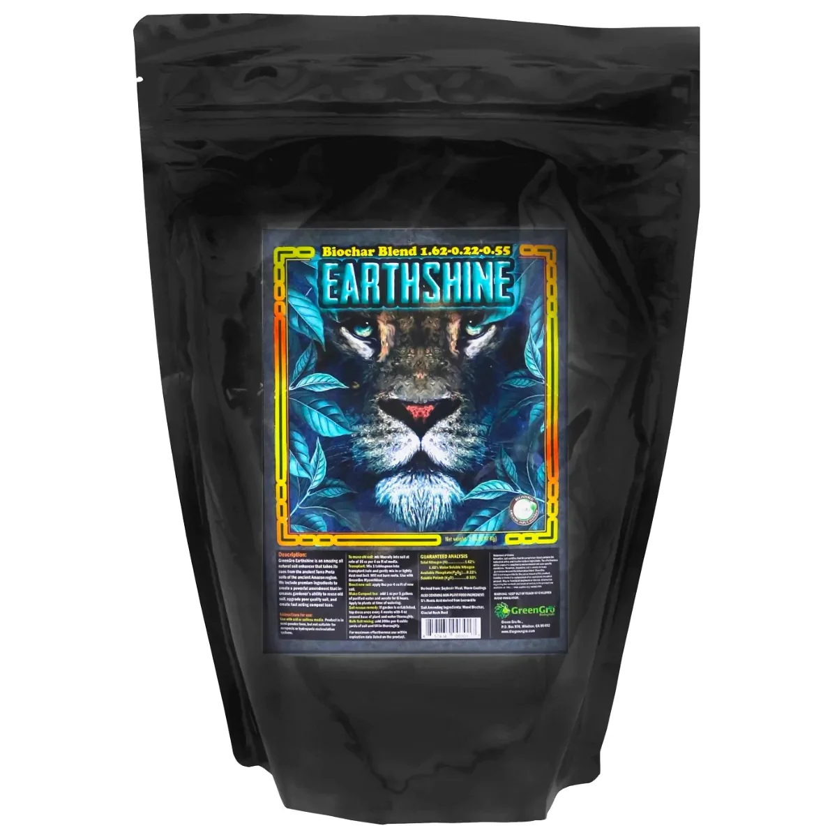 GreenGro Earthshine 2lb Biochar Blend