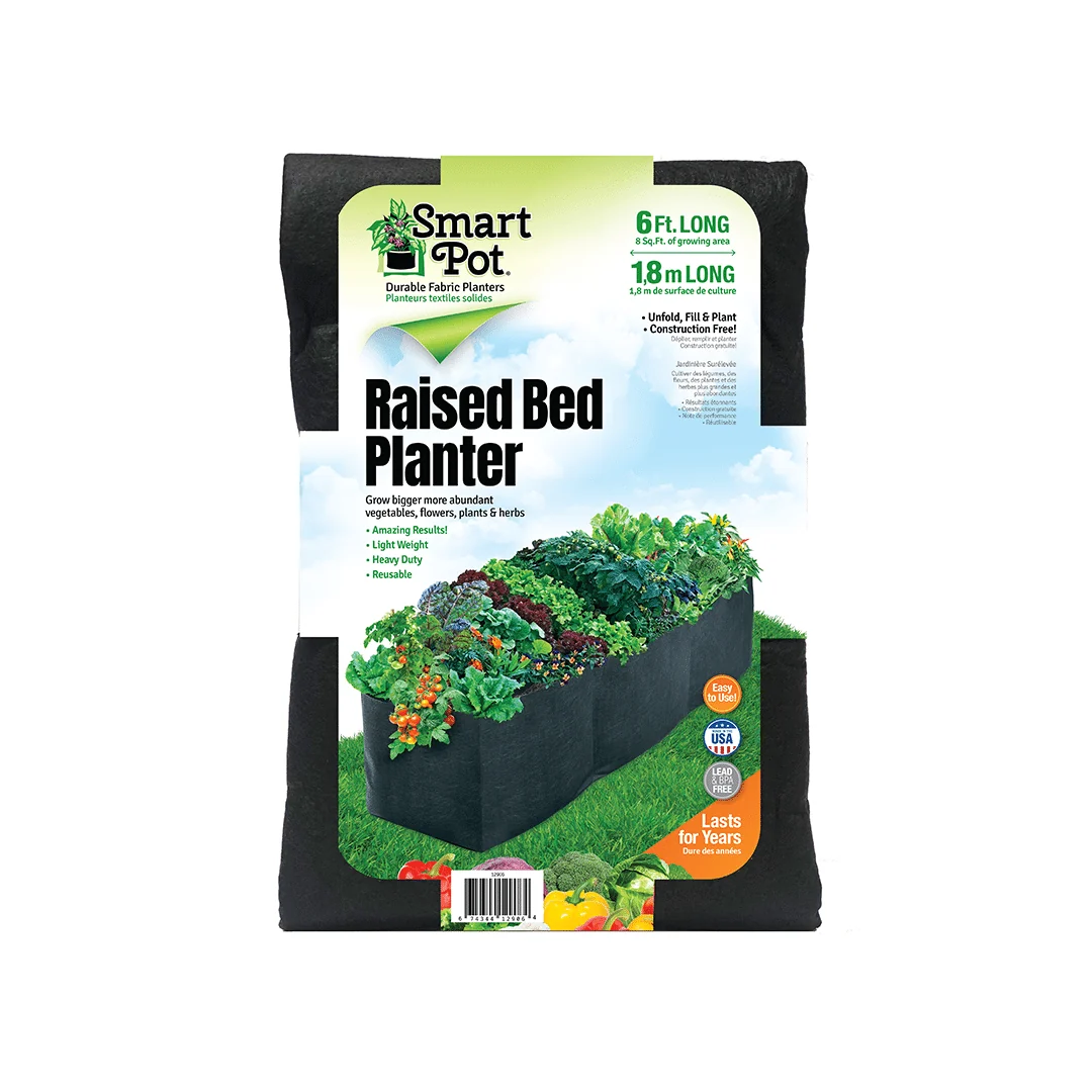 Smart Pot Raised Bed 6'L Planter — Single Unit