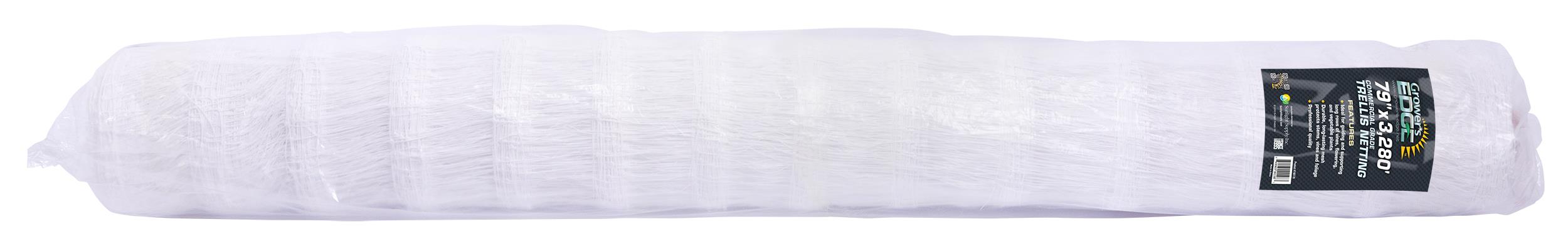Grower's Edge 6.5ft x 3280ft Commercial Grade Trellis Netting Bulk Roll — Single Unit