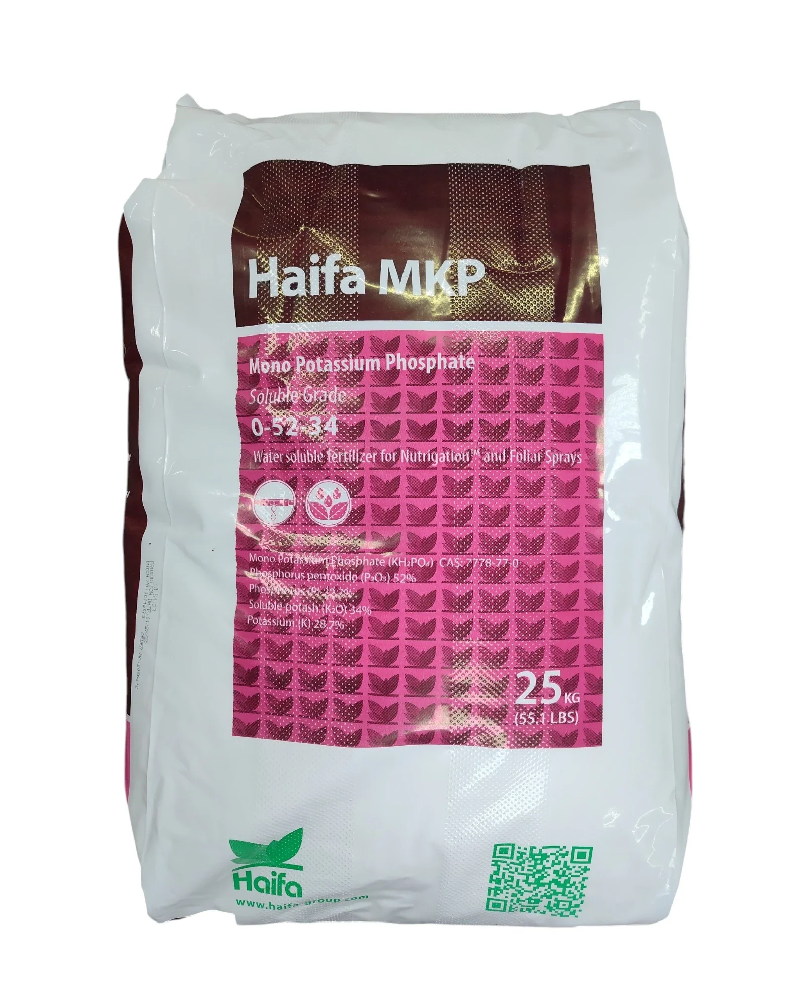 Haifa 0-52-34 Mono Potassium Phosphate 55lb — Single Unit