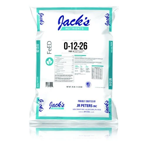 Jacks 0-12-26 Part A 25lb — Single Unit