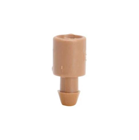 Netafim 3mm Flex Tube Adapter for Woodpecker Nipple Outlet Drippers to Barbed End for 3/5 mm Tubing 250/BG