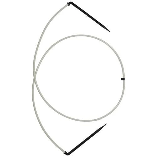 NET 36" 2-Way Flat MOD Manifold Assembly Angle Arrow Dripper w/ Super Flex UV White PE Tubing 25/Bag