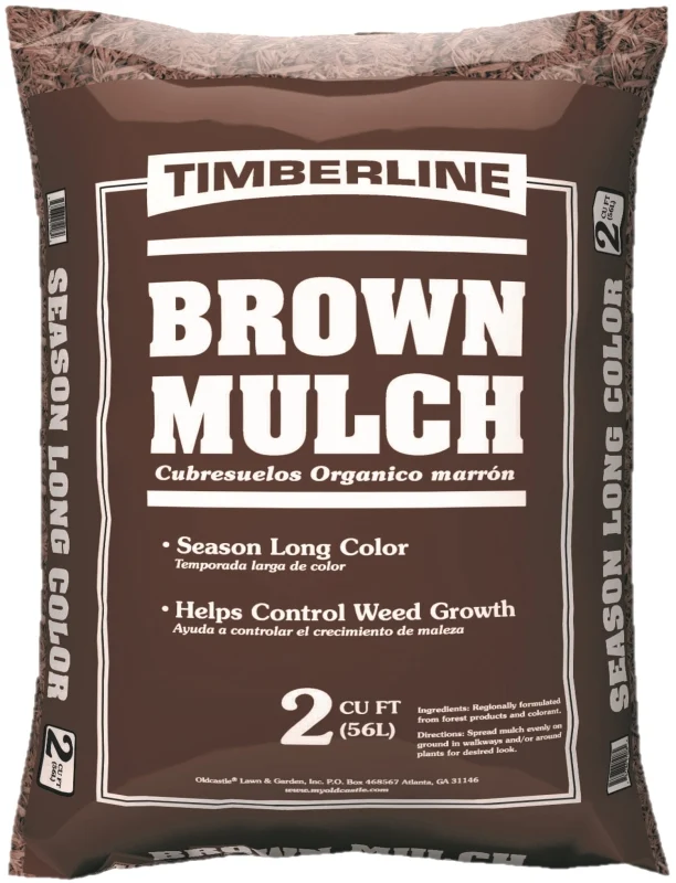 Timberline 2cf Brown Mulch — Single Unit