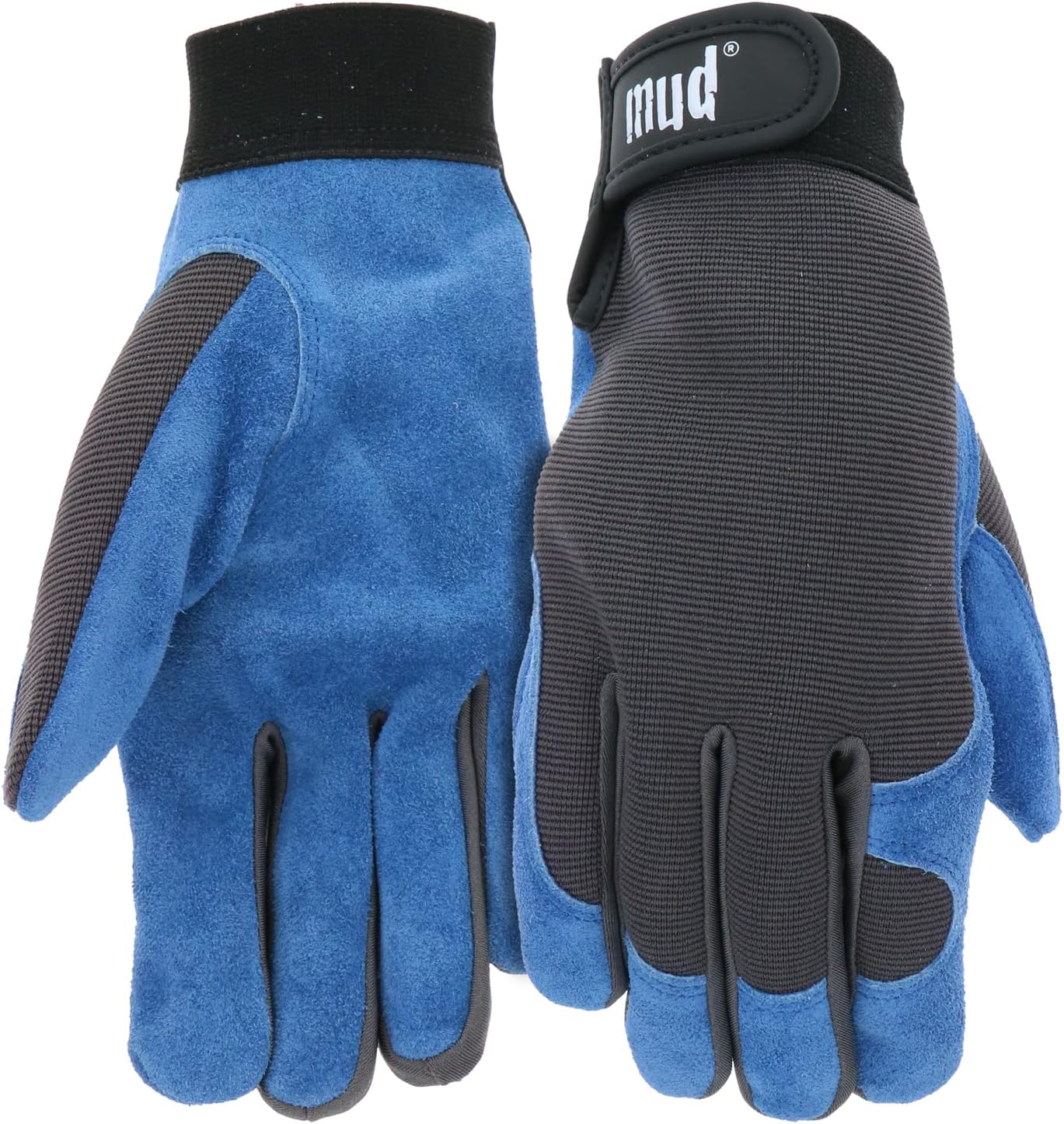 SWI Mud S/ M Split Leather Hi Dex Blue