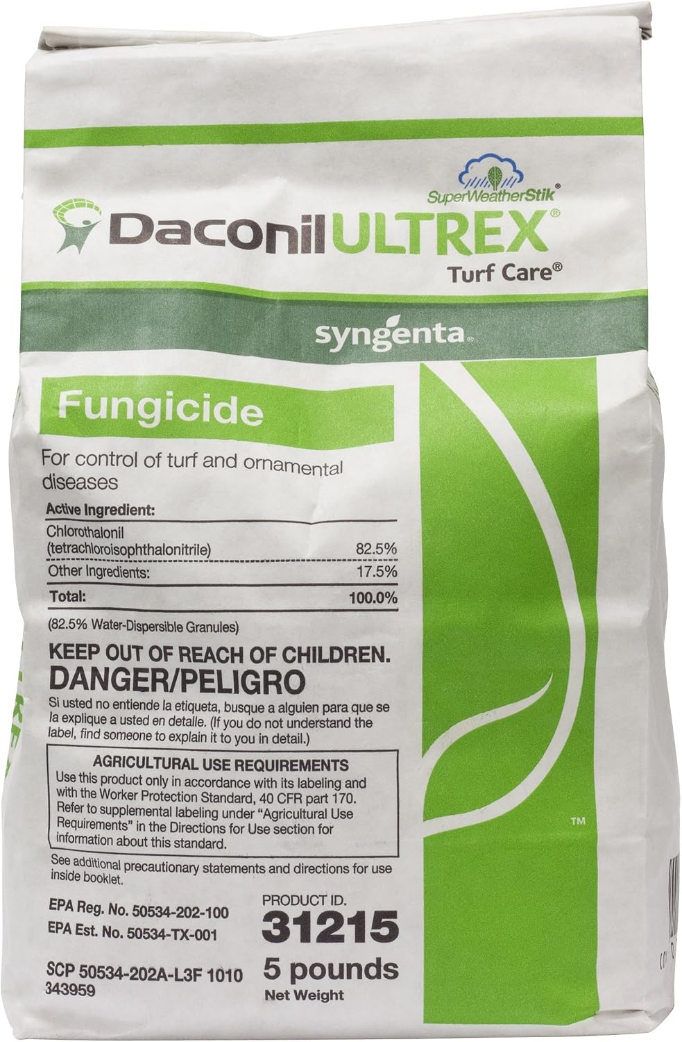 Syngenta Daconil Ultrex 5Lb AGENCY ( chlorothalonil ) — Single Unit