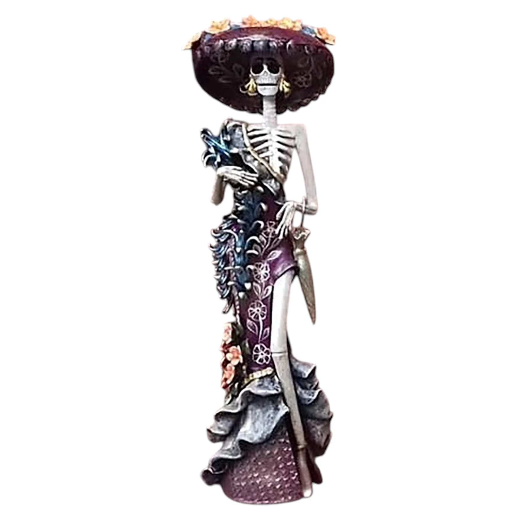 Talavera 10" Catrina Statue