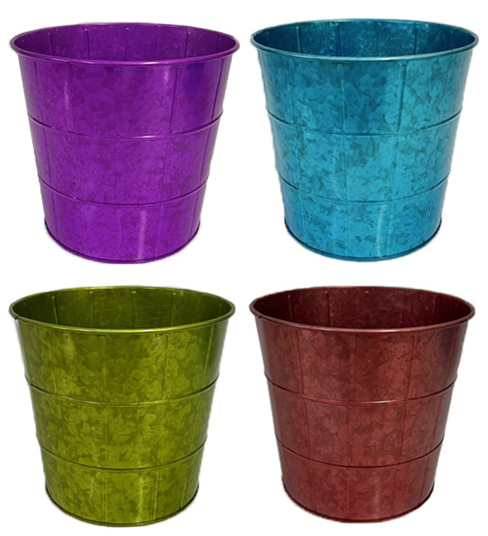 VCS 7" Transparent Finish Planters