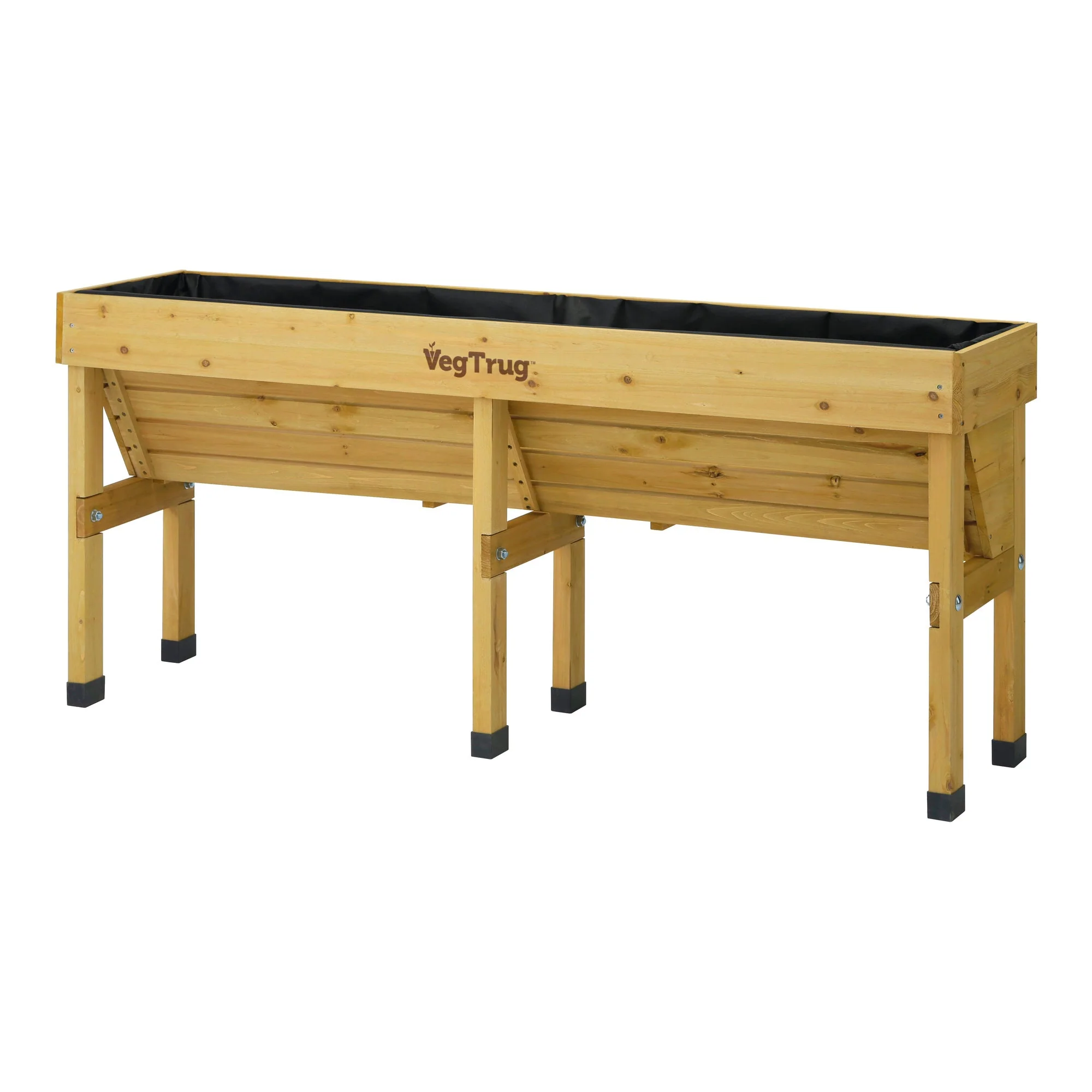 VegTrug 31"x18"x72" Medium Wall Hugger Natural