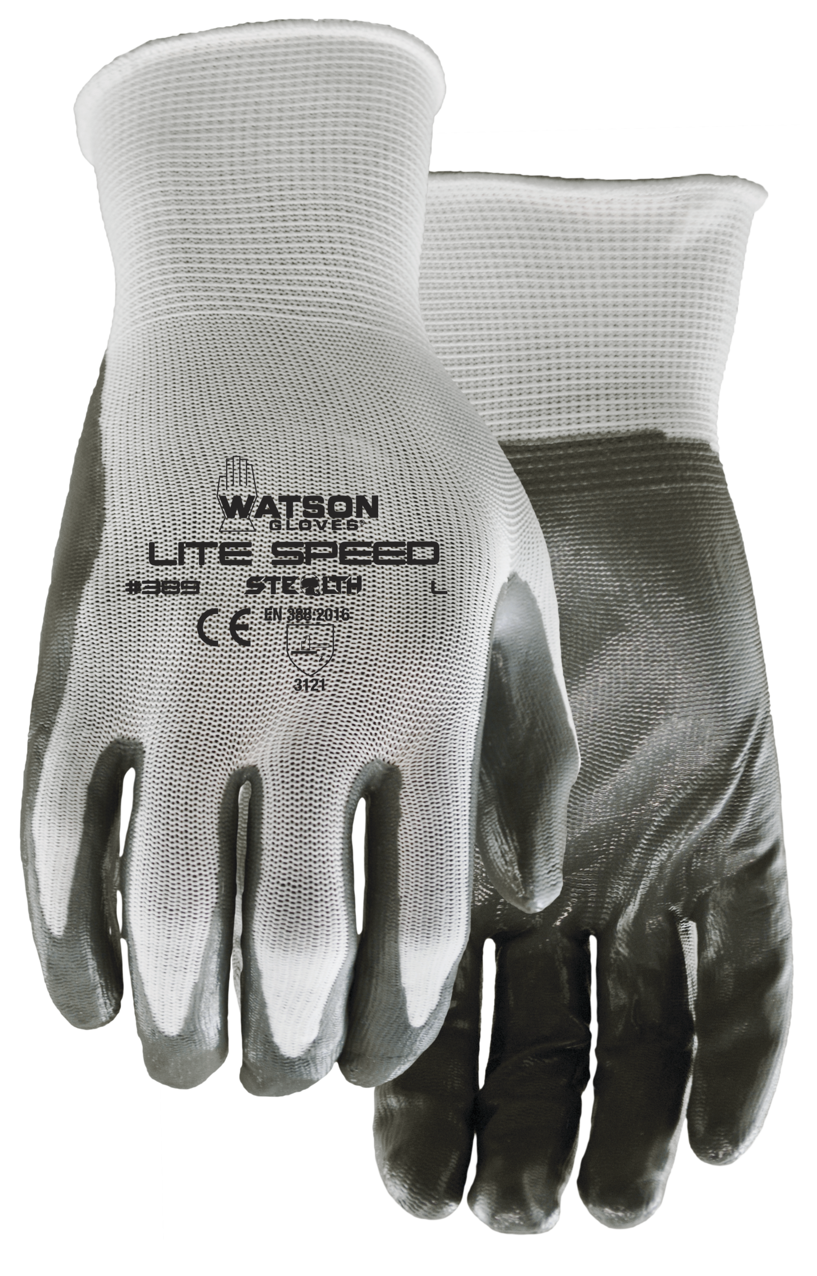 Watson Gloves Stealth Lite Speed Medium Nitrile Coating