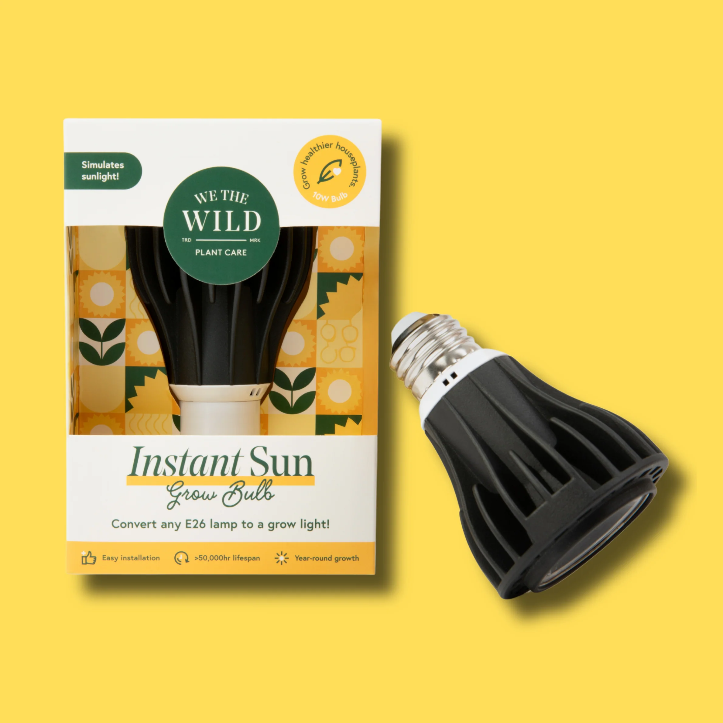 We The Wild 10W Instant Sun Grow LED Bulb